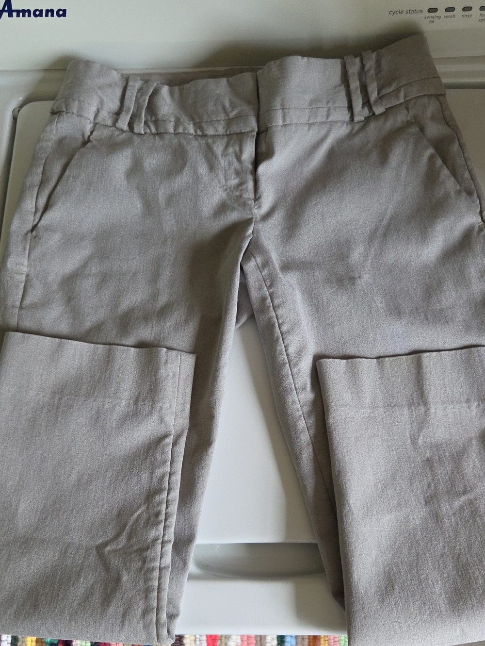 The Limited Light Taupe Cropped Pants